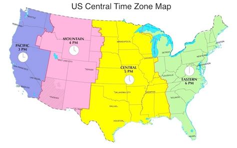 time cst|cst time zone map.